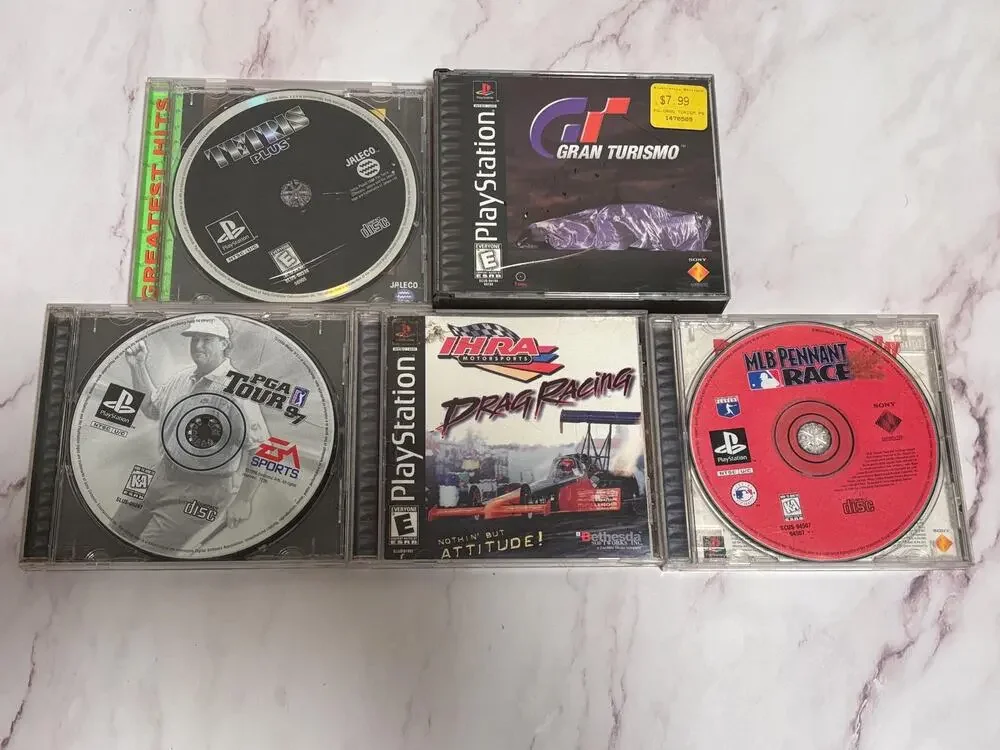 Lot of 5 Ps1 Play Station Video Games